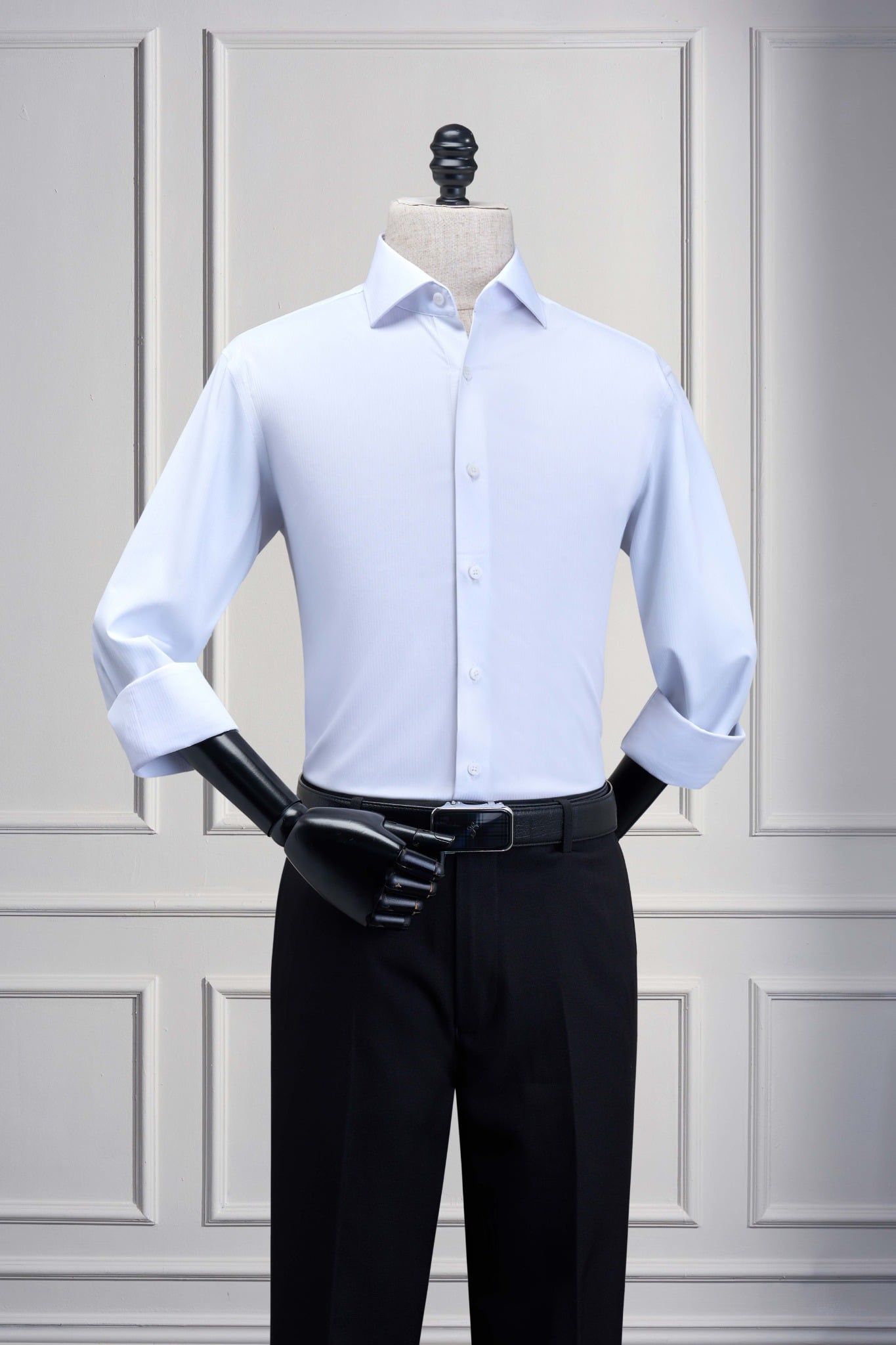 Trang chủ 42 Áo sơ mi trắng kẻ SNC042T